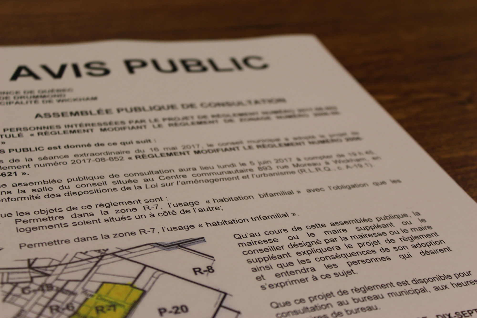 document avis public